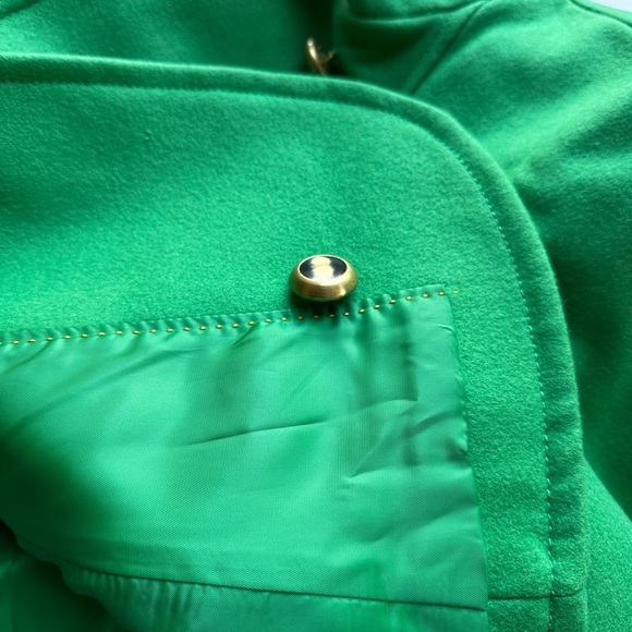 Kenneth Cole New York Vibrant Green Pea Coat - Picture 13 of 14